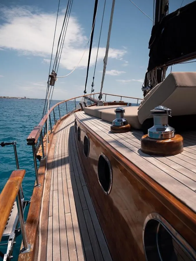 Wooden Boat- La Goletta Hotel Barcelona Spain